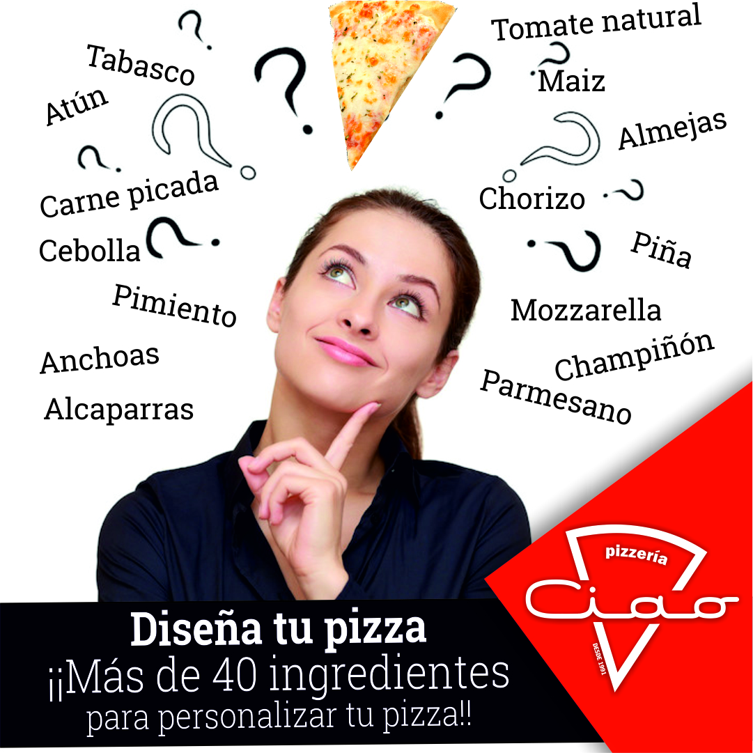 Diseña tu pizza