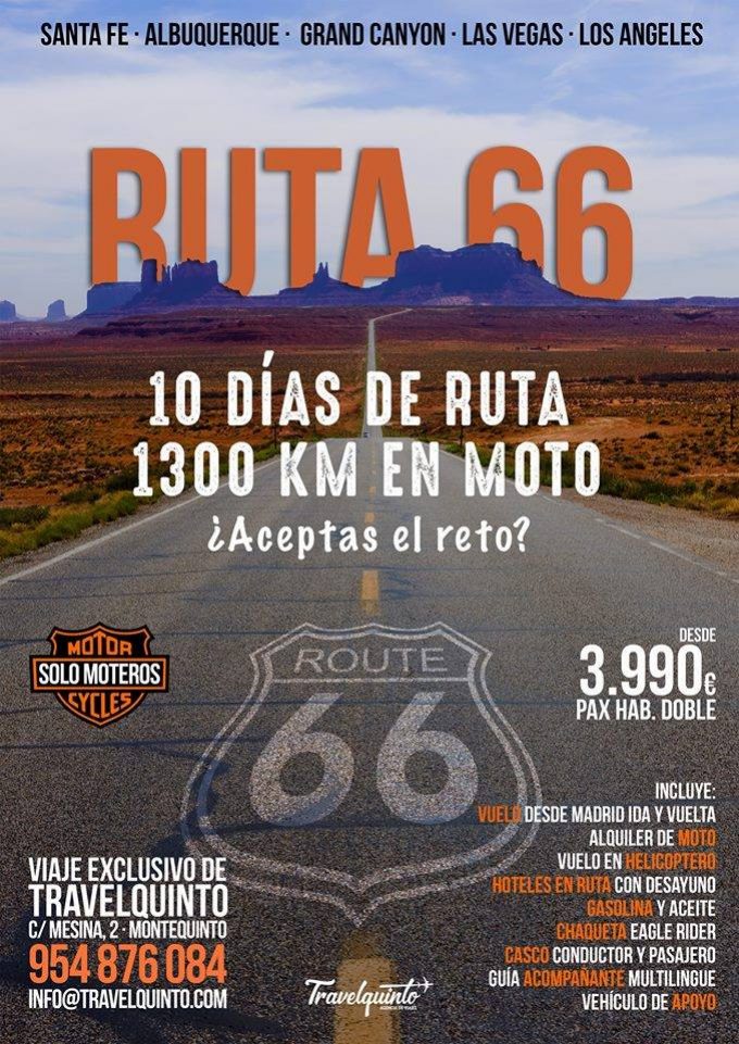 ¿Te imaginas recorrer la Ruta 66 en Harley Davidson? El sueño de todo motero