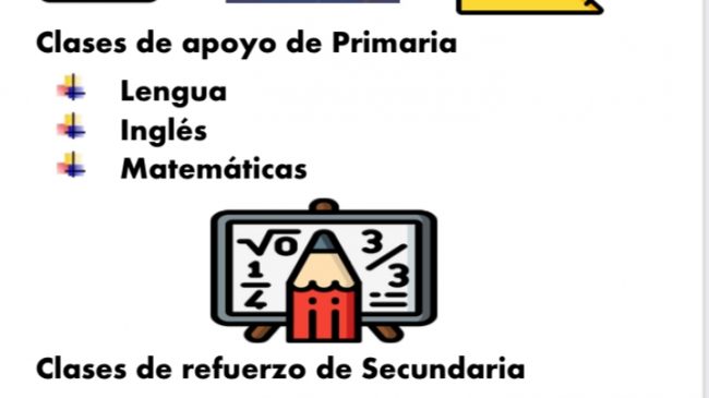 Academia para refuerzo de diferentes asignaturas Javier Vázquez Vizcaíno