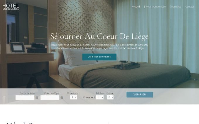 Diseño web para hotel